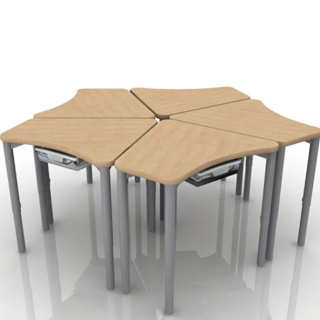 Smith System Elemental Petal Student Desks^ Collaborative Desks