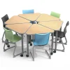 Smith System Elemental Triangle Student Desks^ Collaborative Desks