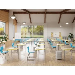 Smith System Elemental Triangle Student Desks^ Collaborative Desks