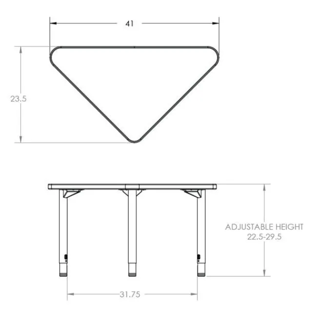 Smith System Elemental Wing Student Desk^ Collaborative Desks