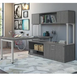 NDI Office Furniture Elements L-Shaped Desk Suite^ Office Suites