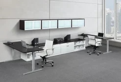 NDI Office Furniture Elements Pneumatic Sit-Stand Desk Suite^ Office Suites