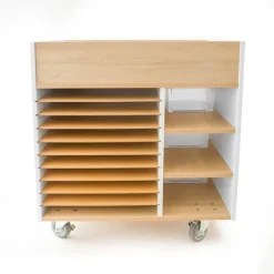Whitney Brothers elevatED Art Supply Cart^ Art Supply Cabinets|Flat File & Paper Racks