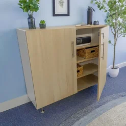 Whitney Brothers elevatED Lockable Wall Cabinet^ Wall-Mount Cabinets