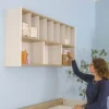 Whitney Brothers elevatED Wall Mount Diaper Supplies Organizer^ Wall-Mount Cabinets