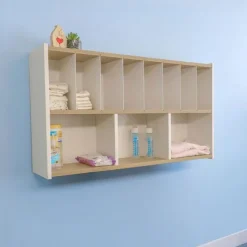 Whitney Brothers elevatED Wall Mount Diaper Supplies Organizer^ Wall-Mount Cabinets