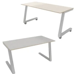 CEF ESTO Fixed Height Two-Student Team Tables w/ HPL Top & Sealed Edge^ Two Student Desks|Training & Seminar