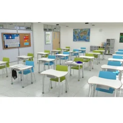 CEF ESTO Hourglass Student Desk (Baltic Birch Top)^ Collaborative Desks