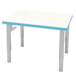 CEF ESTO Rectangle Student Desk (T-Mold Edge)^ Open Front School Desks