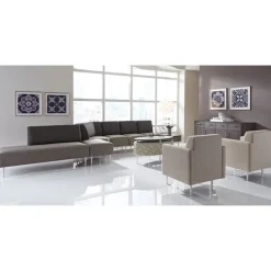 Highpoint Eve Reception Sofa Bench w/ 2/3 Back^ Reception & Waiting Room|Soft Seating