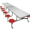 BioFit Executive Cafeteria Tables w/12 Round Stools^ Cafeteria|Cafeteria Tables