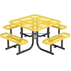 Virco Expanded Metal Outdoor Picnic Table^ Picnic Tables|Outdoor Picnic