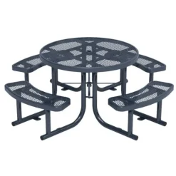 Virco Expanded Metal Outdoor Picnic Table^ Picnic Tables|Outdoor Picnic