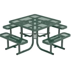 Virco Expanded Metal Outdoor Picnic Table^ Picnic Tables|Outdoor Picnic