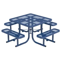 Virco Expanded Metal Outdoor Picnic Table^ Picnic Tables|Outdoor Picnic