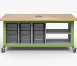 Haskell Explorer Maker Tables with Storage^ Makerspace & Shop