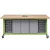 Haskell Explorer Multi-Storage Cabinet Maker Tables by^ Makerspace & Shop|Art Tables