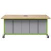 Haskell Explorer Triple Cabinet Storage Maker Tables by^ Makerspace & Shop|Art Tables