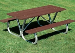 Ultra-Play Extra Heavy-Duty Bolt-Thru Recycled Plank Picnic Tables^ Picnic Tables|Outdoor Picnic