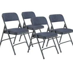 National Public Seating Fabric Folding Chairs Model 2200 (4 Pack)^ Folding Chairs