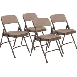 National Public Seating Fabric Folding Chairs Model 2200 (4 Pack)^ Folding Chairs