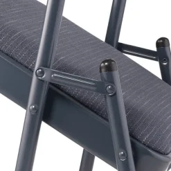 National Public Seating Fabric Padded Basics Steel Folding Chairs (4 Pack)^ Folding Chairs