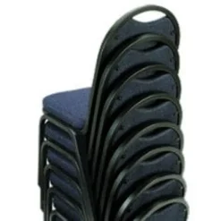 Virco Fabric Padded Stack Chair with Round Back and Crown Seat^ Restaurant & Cafe|Cafe Chairs