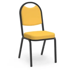 Virco Fabric Padded Stack Chair with Round Back and Crown Seat^ Restaurant & Cafe|Cafe Chairs