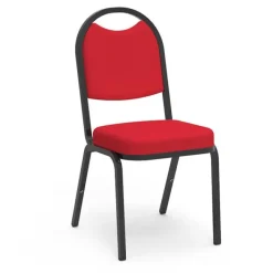 Virco Fabric Padded Stack Chair with Round Back and Crown Seat^ Restaurant & Cafe|Cafe Chairs
