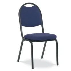 Virco Fabric Padded Stack Chair with Round Back and Crown Seat^ Restaurant & Cafe|Cafe Chairs