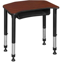 Regency Office Products Ferris Height Adjustable Student Desk with Book Box (26