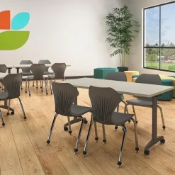 Marco Group Flip and Nest Training Table - 24'' x 60'' Rectangle^ Training & Seminar