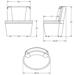 Smith System Flowform Learn Lounge Package, 5 Piece Soft Pod^ Soft Seating|Soft Seating & Lounge