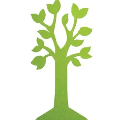 Smith System Flowform Learn Lounge Wall Mounted Pecan Tree^ Bulletin Boards|Acoustic Panels