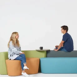 Smith System Flowform Oval Laptop Side Lounge Table^ Waiting & Reception