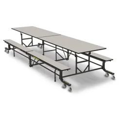 Palmer Hamilton 19F Mobile Bench Cafeteria Tables^ Cafeteria|Cafeteria Tables