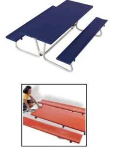 Southern Aluminum Folding Picnic Table (30'' x 72'')^ Picnic Tables|Outdoor Picnic