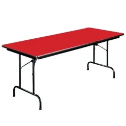 Correll Folding Tables with 3/4" Thick High Intensity Color Top^ Folding