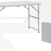 Office Star Fold in Half Plastic Resin Folding Tables^ Folding