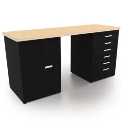 CEF Forge 2-Pod Metal Work Desk^ Workshop & Tool Cabinets|Makerspace & Shop