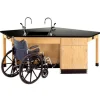 Diversified Spaces Forward Vision ADA School Science Workstations^ Ada & Wheelchair Desks|Ada & Wheelchair