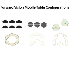 Diversified Spaces Forward Vision Table - Shop Top with Maple Legs (36'' H)^ Science|Science Tables