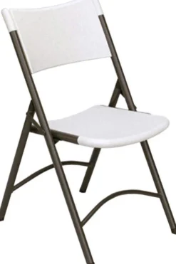 Correll Gray Granite Blow Molded Folding Chair^ Folding Chairs
