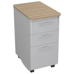 Mooreco Grow & Roll Teacher Desk & Avid File Cabinet Package^ Teacher Desks|Instructor Desks
