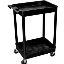 Luxor Heavy Duty Utility Carts w/ 2 Shelves^ Utility Carts