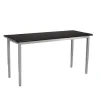 National Public Seating Height Adjustable Utility Table with Laminate Top (30'' x 60'' Rectangle)^ Training & Seminar