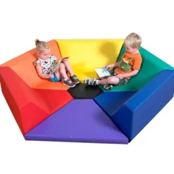 Childrens Factory Hexagon Happening Hollow Soft Activity Space^ Floor Seating