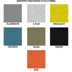 Ghent Hex Fabric Wrapped Tackable Panel (18