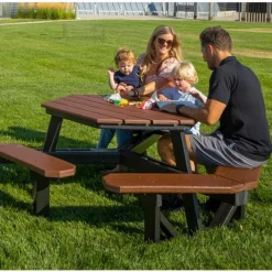 Frog Furnishings Hex Outdoor Picnic Tables^ Picnic Tables|Outdoor Picnic