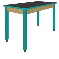 Diversified Spaces 36” H Hybrid Steel Table w/ Chemguard Top & Glides (72” W x 30” D)^ Science|Science Tables